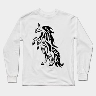 Tribal Unicorn Long Sleeve T-Shirt